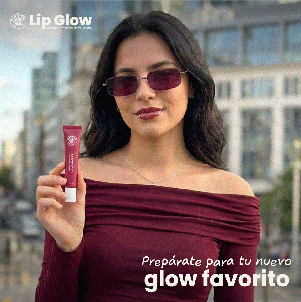 Lip Glow Serum Cherry Soda Dr Akerman´s Ultra Hidratante Filler Progresivo No pegajoso