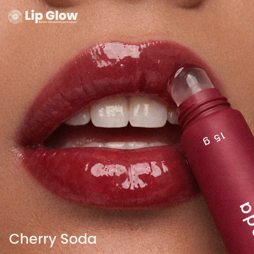Lip Glow Serum Cherry Soda Dr Akerman´s Ultra Hidratante Filler Progresivo No pegajoso