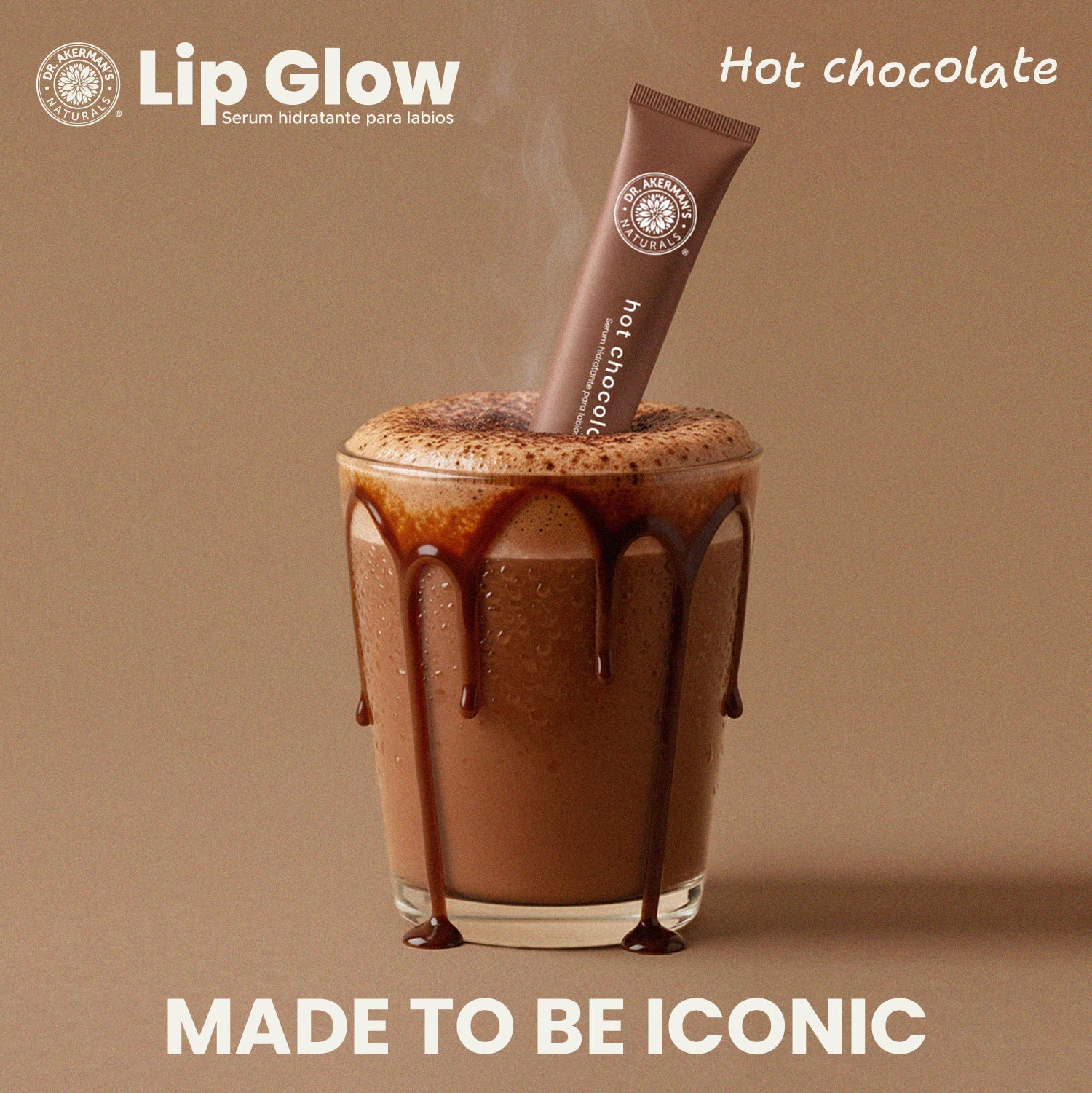 Lip Glow Serum Hot Chocolate Dr Akerman´s Ultra Hidratante Filler Progresivo No pegajoso
