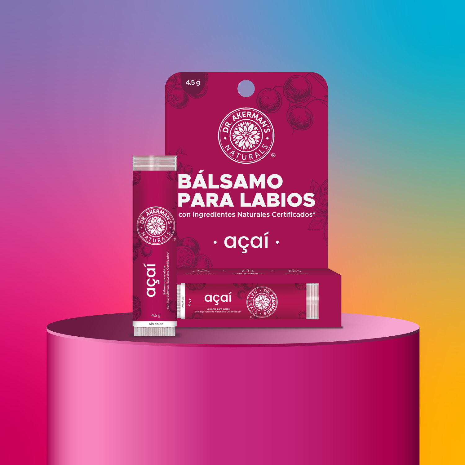 Bálsamo Labial Huméctame Para Labios Dr. Akermans 4-Pack