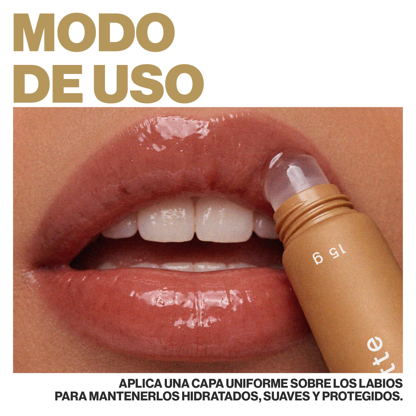 Lip Glow Serum Caramel Latte Dr Akerman´s Ultra Hidratante Filler Progresivo No pegajoso