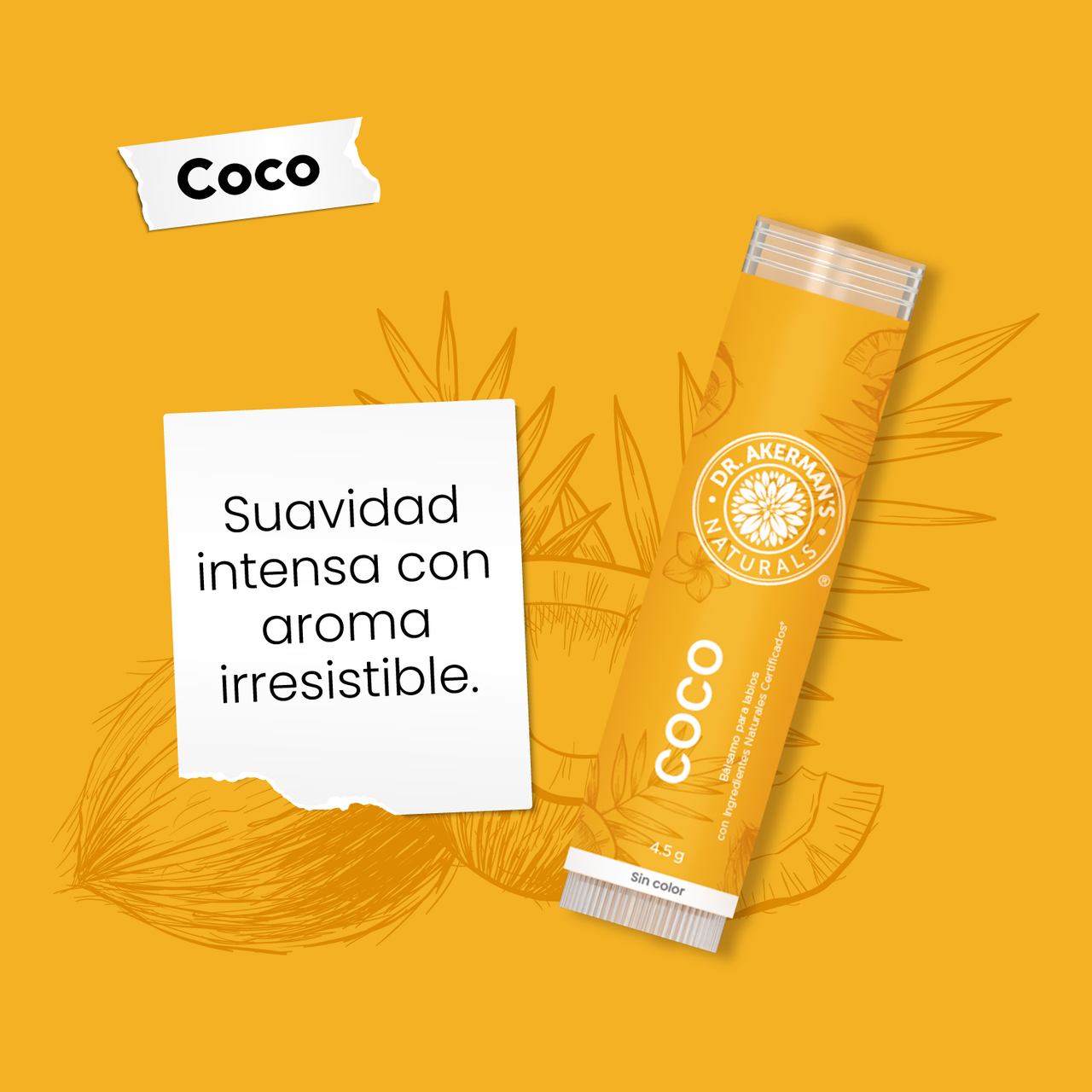 Bálsamo Labial Huméctame Para Labios Dr. Akermans 4-Pack