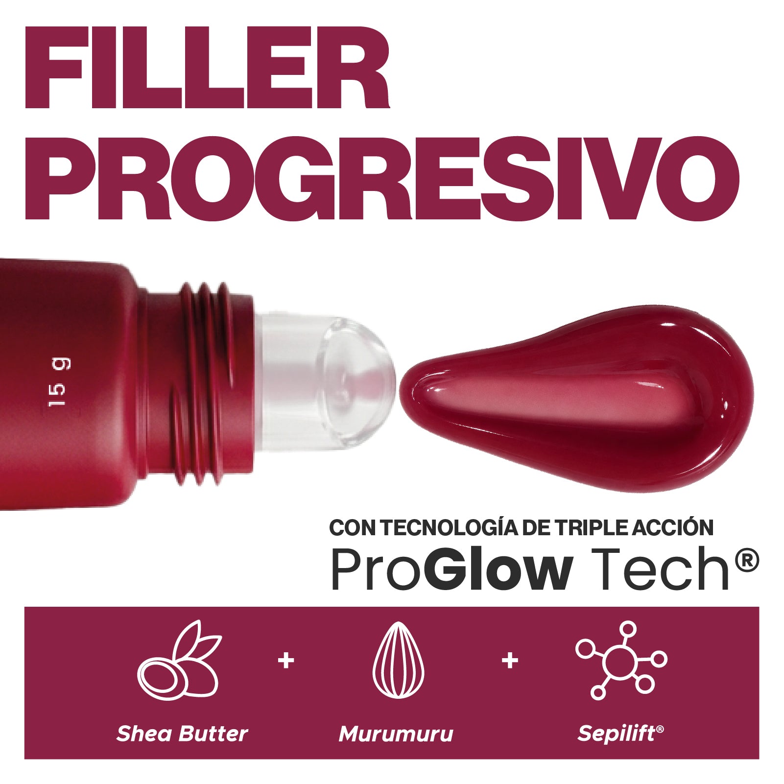 Lip Glow Serum Cherry Soda Dr Akerman´s Ultra Hidratante Filler Progresivo No pegajoso