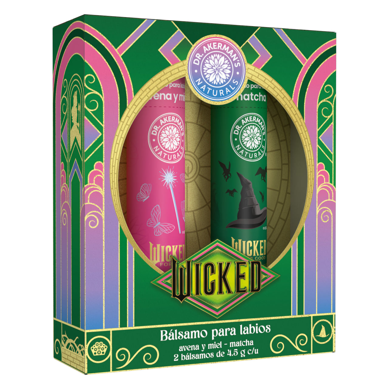 Bálsamos Labiales Wicked - Avena y Matcha 4.5g