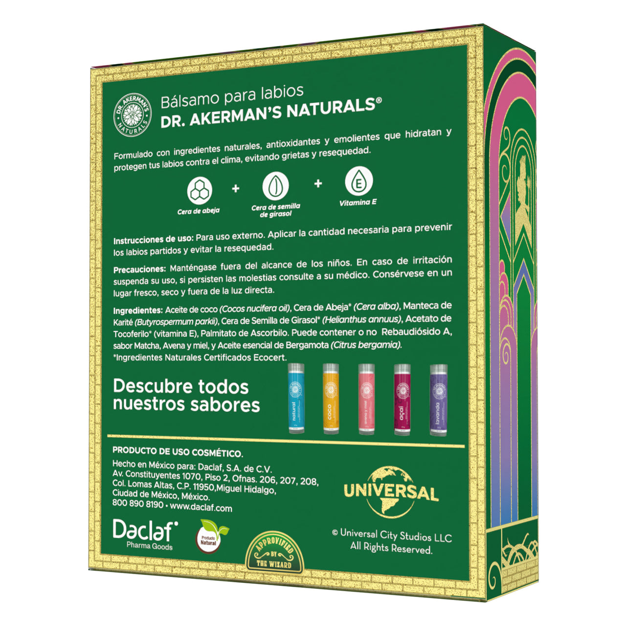 Bálsamos Labiales Wicked - Avena y Matcha 4.5g