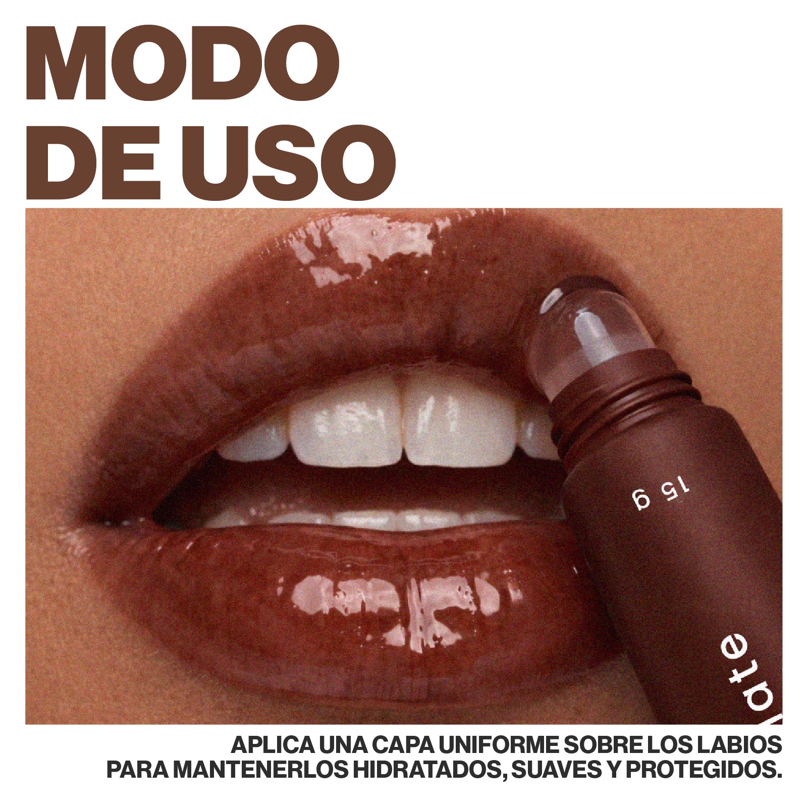 Lip Glow Serum Hot Chocolate Dr Akerman´s Ultra Hidratante Filler Progresivo No pegajoso