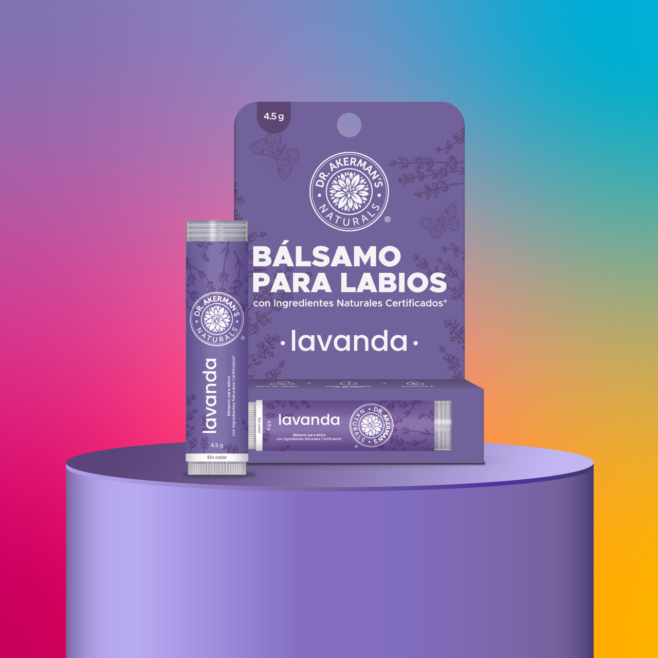 Bálsamo Labial Huméctame Para Labios Dr. Akermans 4-Pack