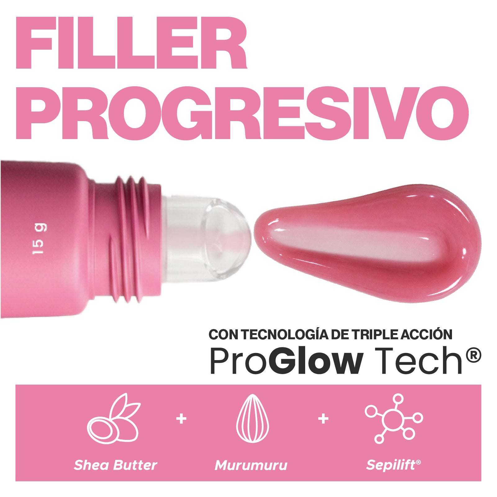 Lip Glow Serum Pink Lemonade Dr Akerman´s Ultra Hidratante Filler Progresivo No pegajoso